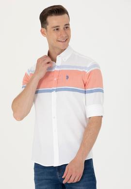 Erkek Beyaz Uzun Kollu Gömlek - 50265879015