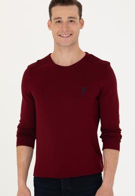 Erkek Bordo Basic Kazak - 50269003016