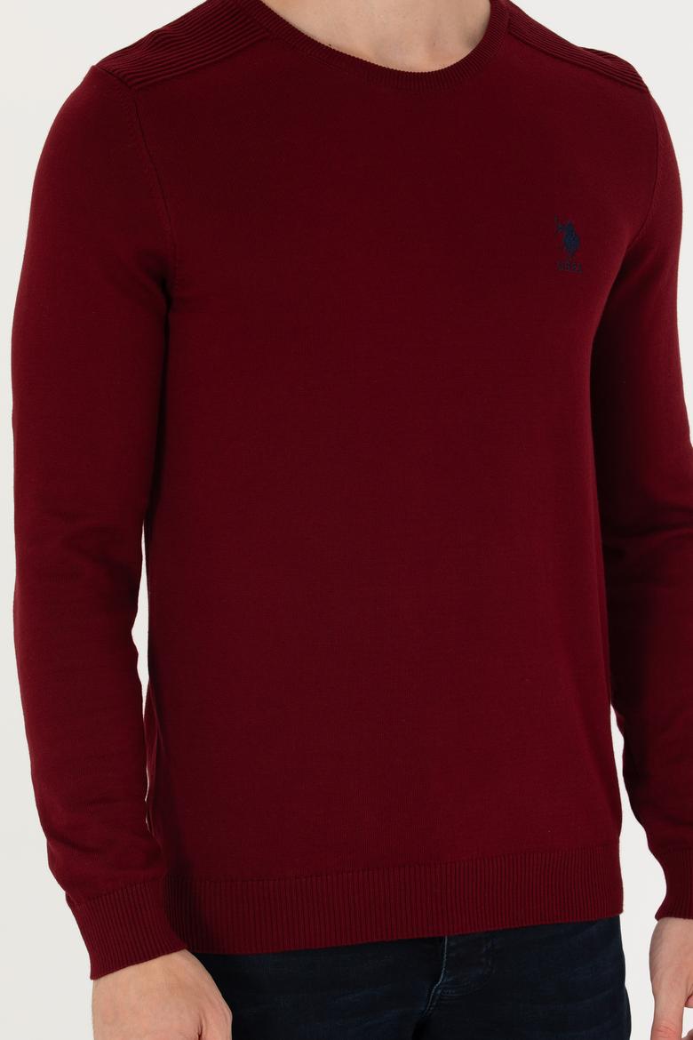 Erkek Bordo Basic Kazak - 50269003016