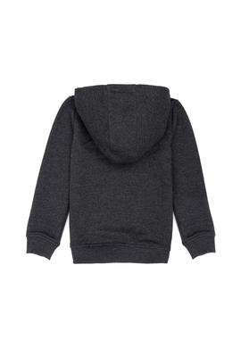 Çocuk Siyah Basic Kapüşonlu Sweatshirt - 50269419055