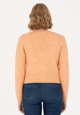 Kadın Pudra Triko Hırka - 50269494035