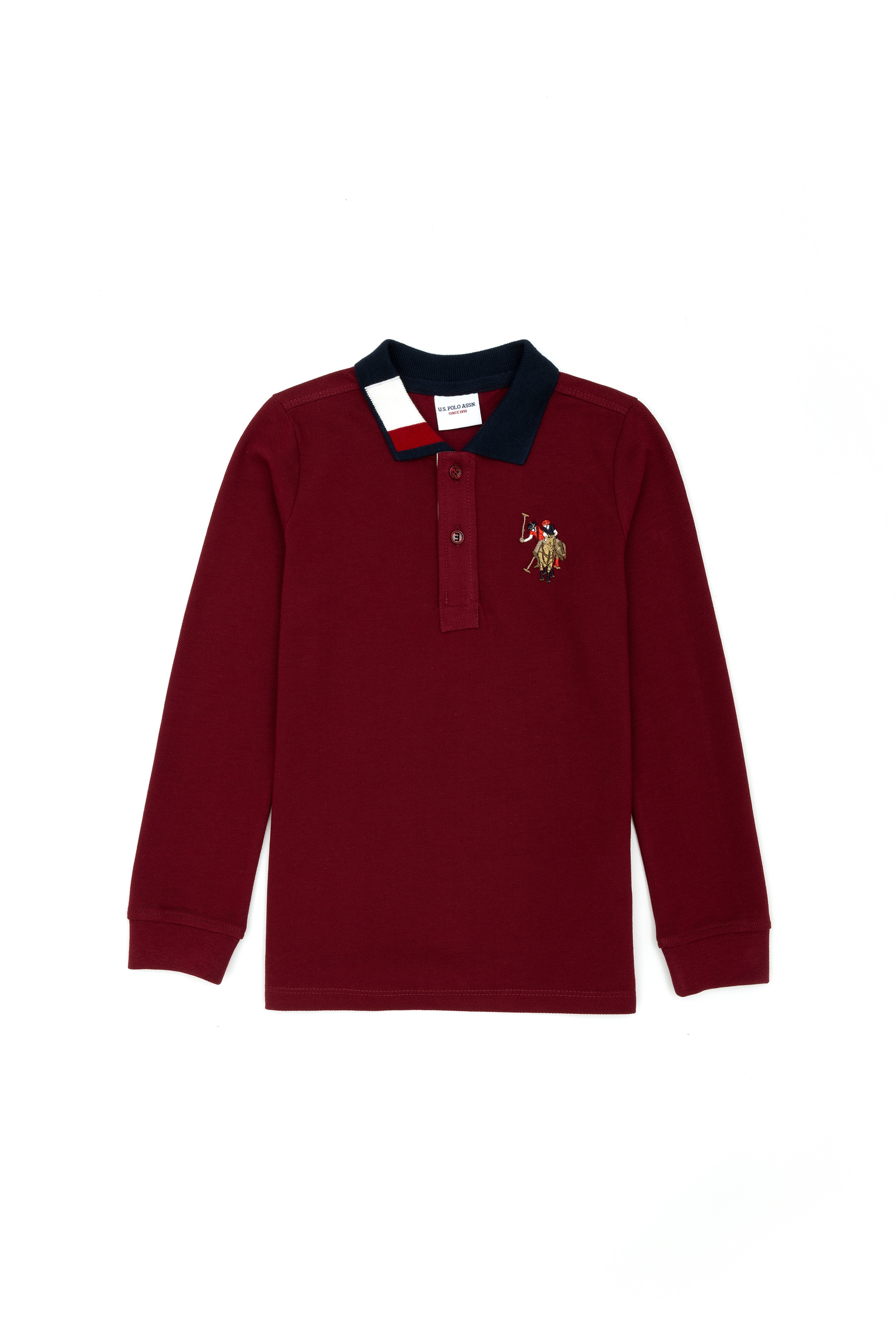 Erkek Bebek Vişne Basic Sweatshirt - Image 1