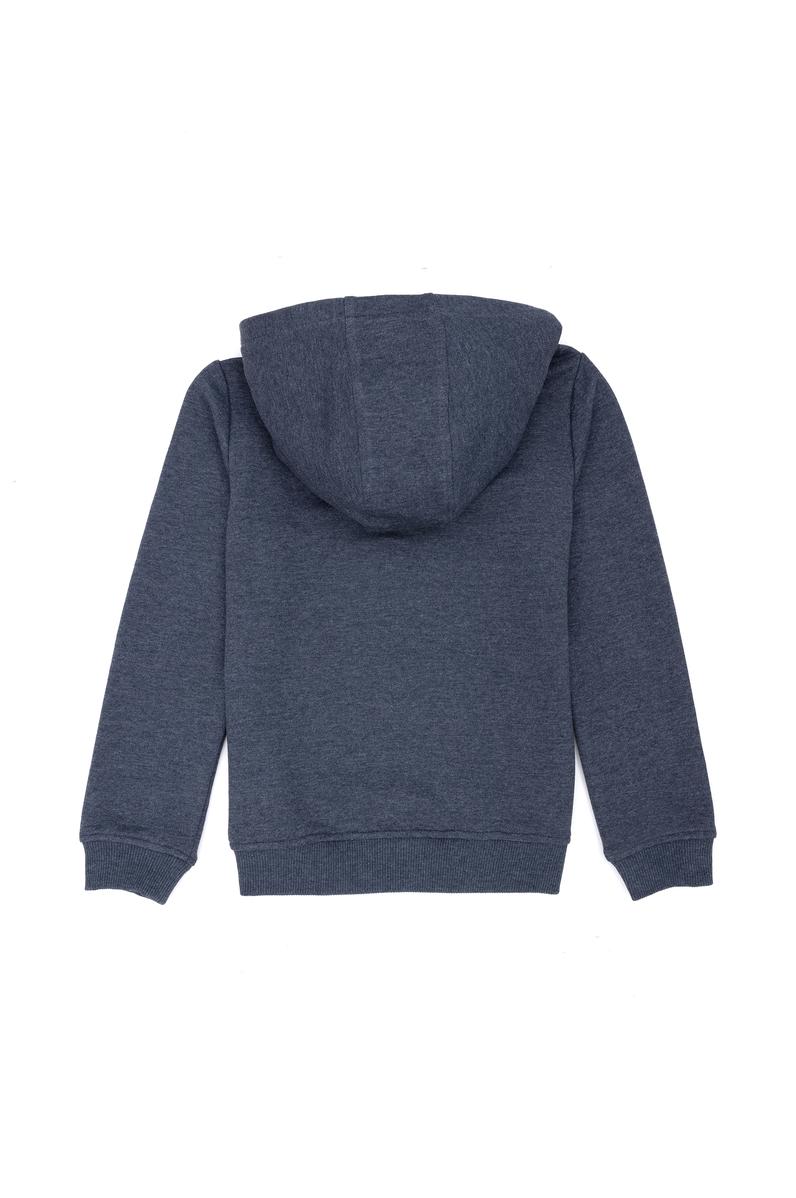 Çocuk Lacivert Basic Kapüşonlu Sweatshirt
