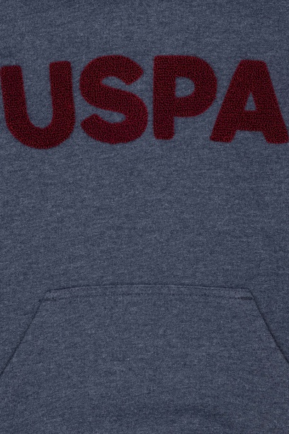Çocuk Lacivert Basic Kapüşonlu Sweatshirt