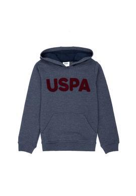 Çocuk Lacivert Basic Kapüşonlu Sweatshirt - 50269419033