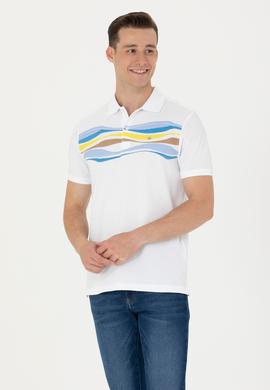 Erkek Saks Polo Yaka Tişört - 50263514034