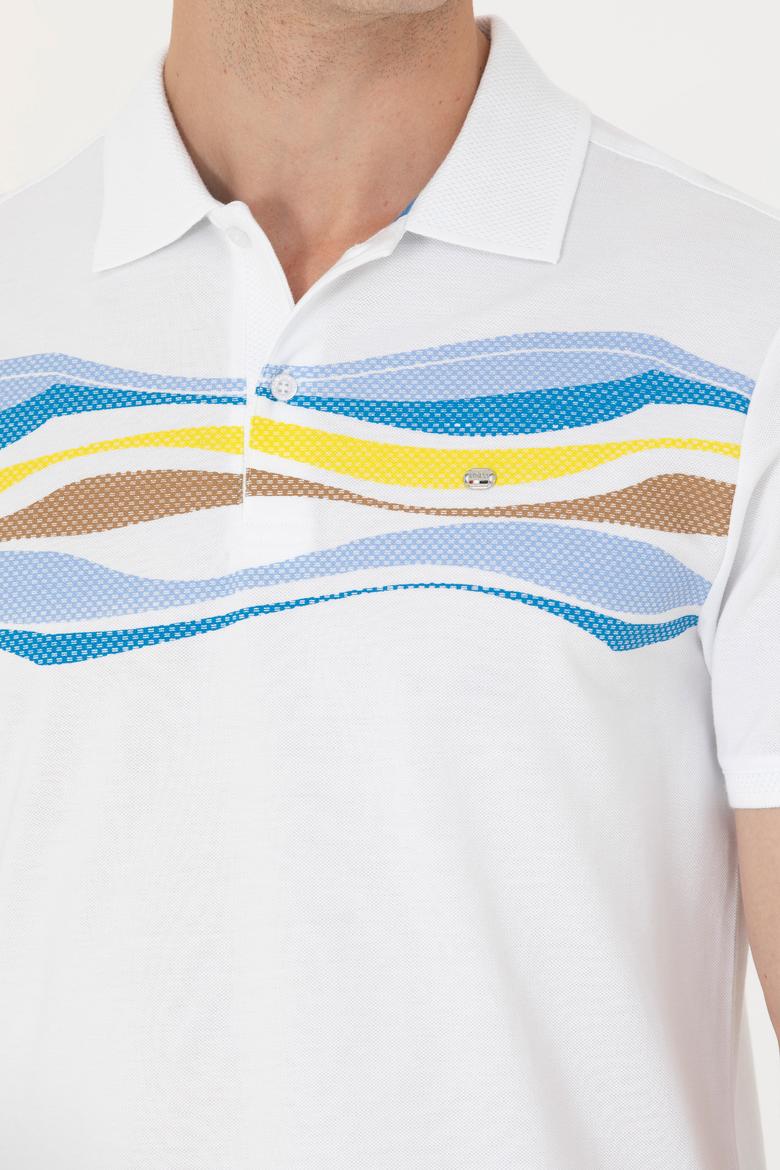 Erkek Saks Polo Yaka Tişört - 50263514034