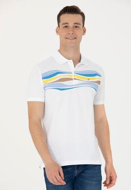 Erkek Saks Polo Yaka Tişört - 50263514034