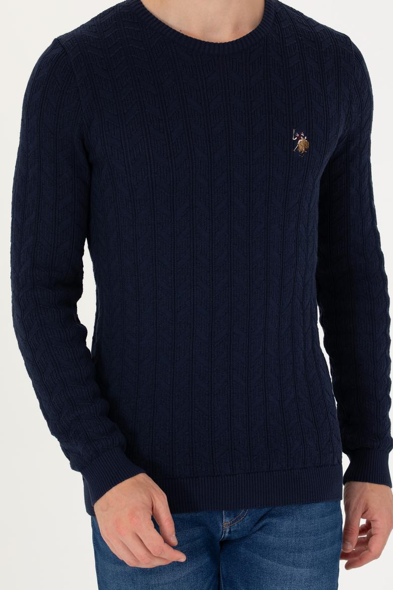 Erkek Lacivert Basic Kazak - 50268940002