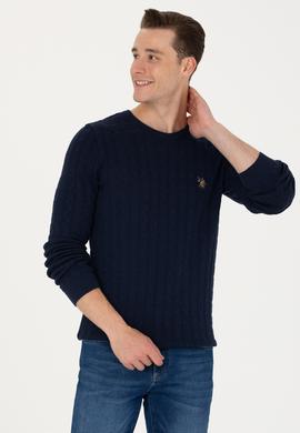 Erkek Lacivert Basic Kazak - 50268940002