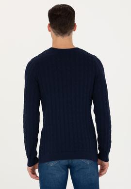 Erkek Lacivert Basic Kazak - 50268940002