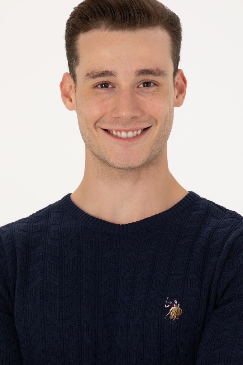 Erkek Lacivert Basic Kazak - 50268940002