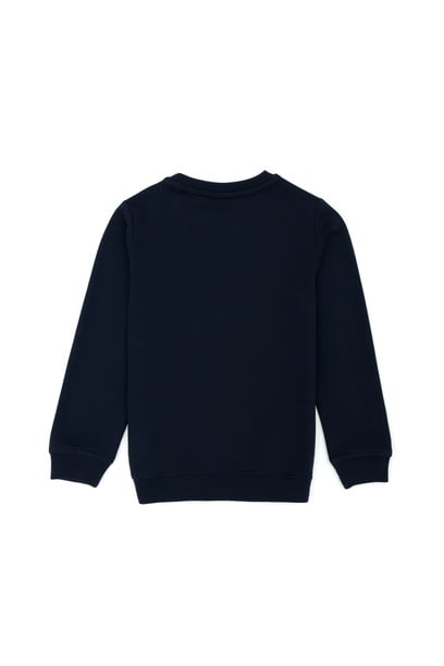 Erkek Bebek Lacivert Basic Sweatshirt