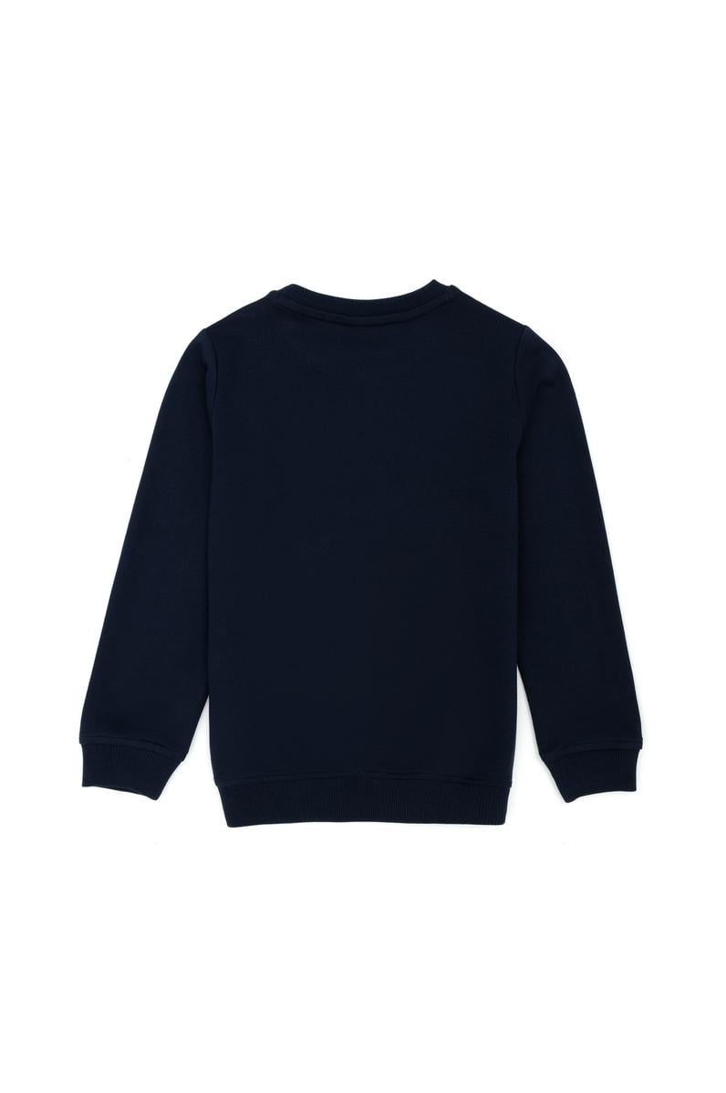 Erkek Bebek Lacivert Basic Sweatshirt