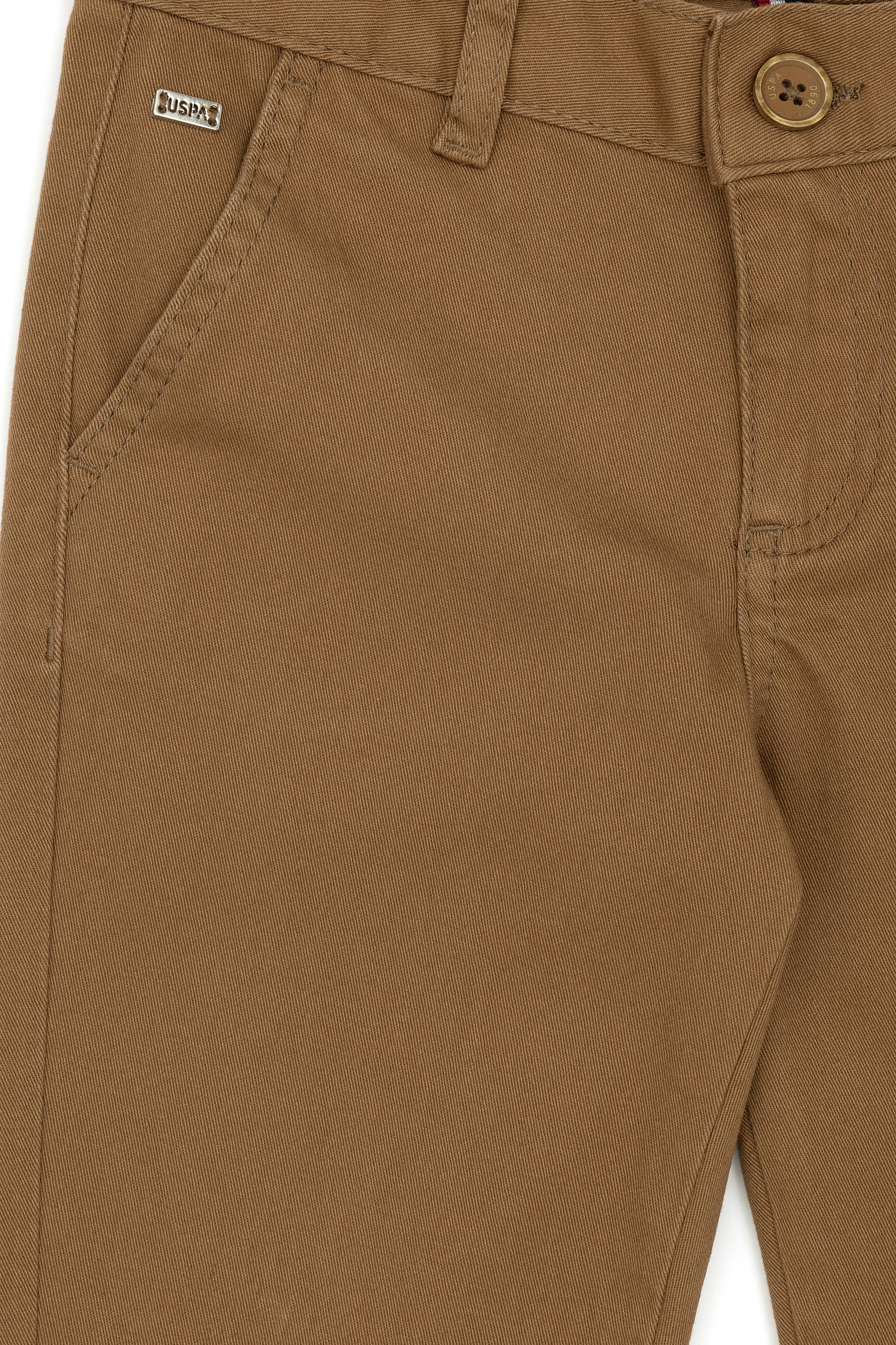 Erkek Çocuk Camel Kanvas Pantolon