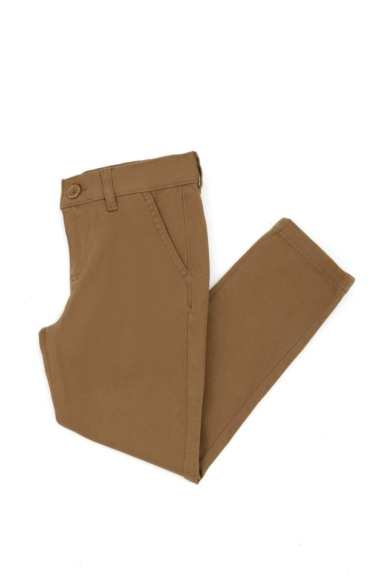 Erkek Çocuk Camel Kanvas Pantolon