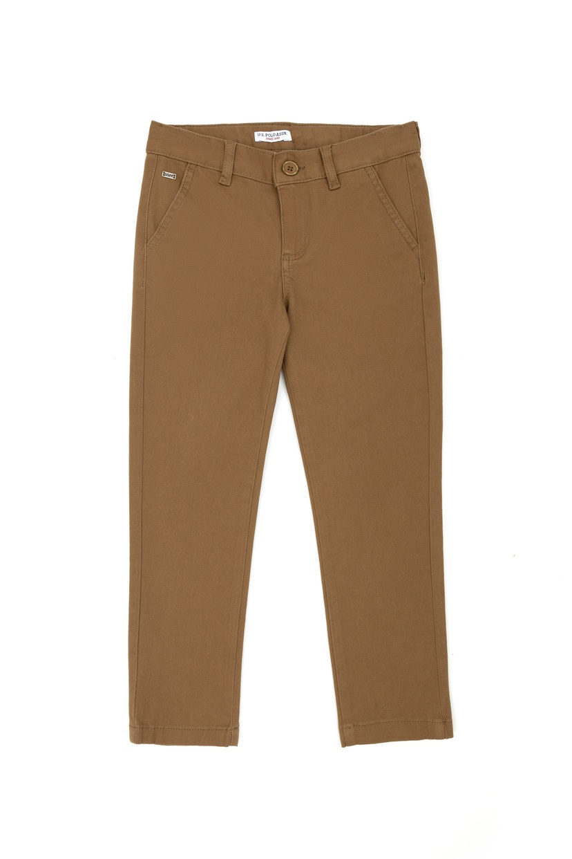 Erkek Çocuk Camel Kanvas Pantolon