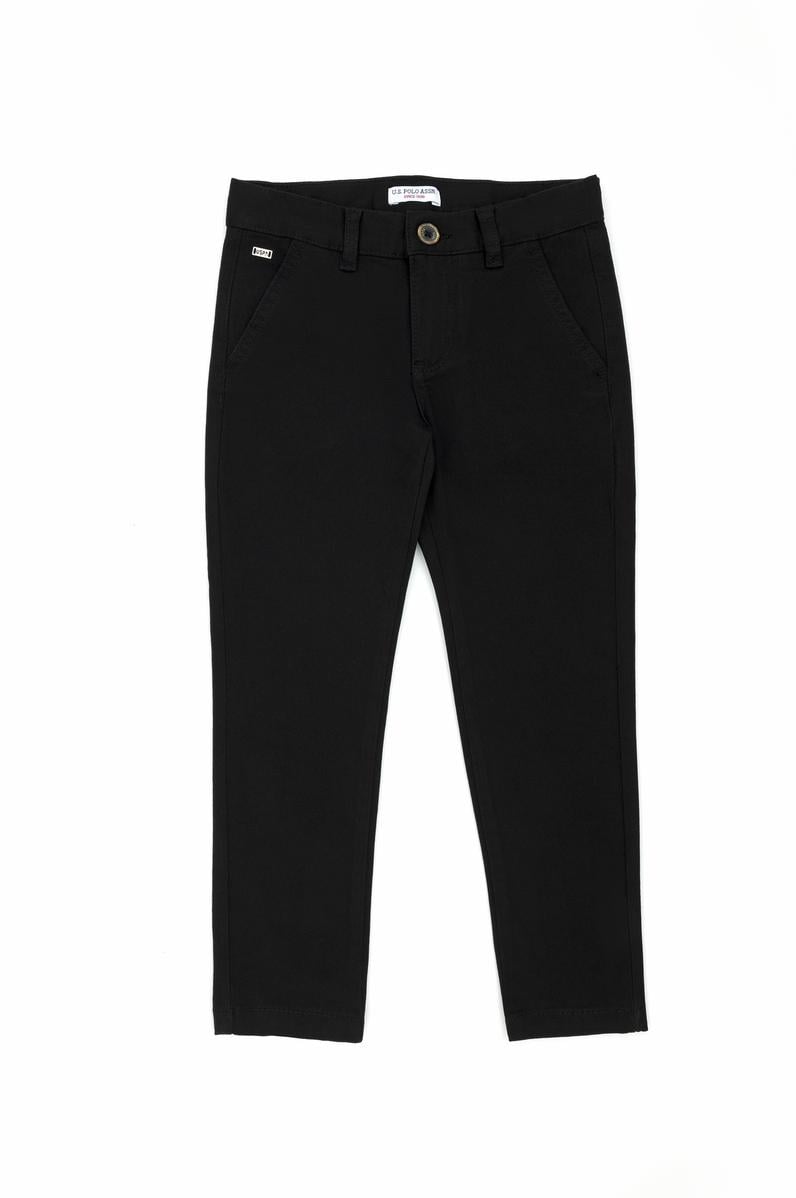 Erkek Çocuk Siyah Kanvas Pantolon