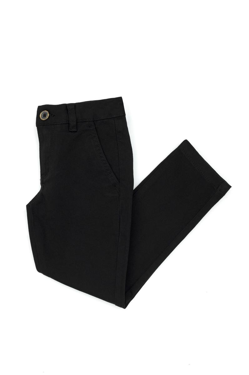Erkek Çocuk Siyah Kanvas Pantolon