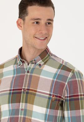 Erkek Oduncu Bordo Gömlek - 50272294034