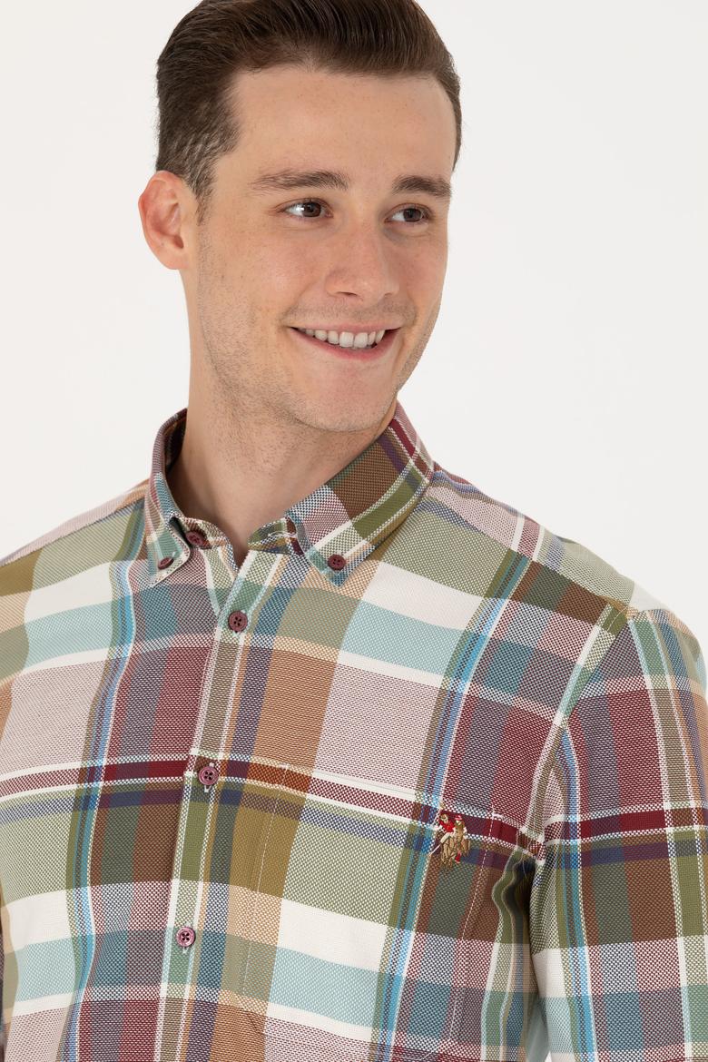 Erkek Oduncu Bordo Gömlek - 50272294034