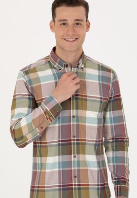 Erkek Oduncu Bordo Gömlek - 50272294034