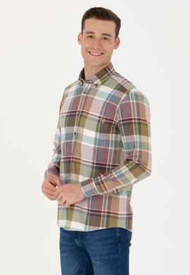 Erkek Oduncu Bordo Gömlek - 50272294034