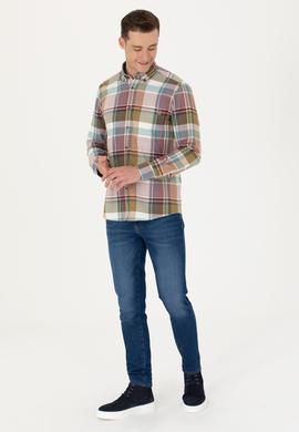 Erkek Oduncu Bordo Gömlek - 50272294034