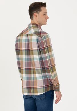 Erkek Oduncu Bordo Gömlek - 50272294034