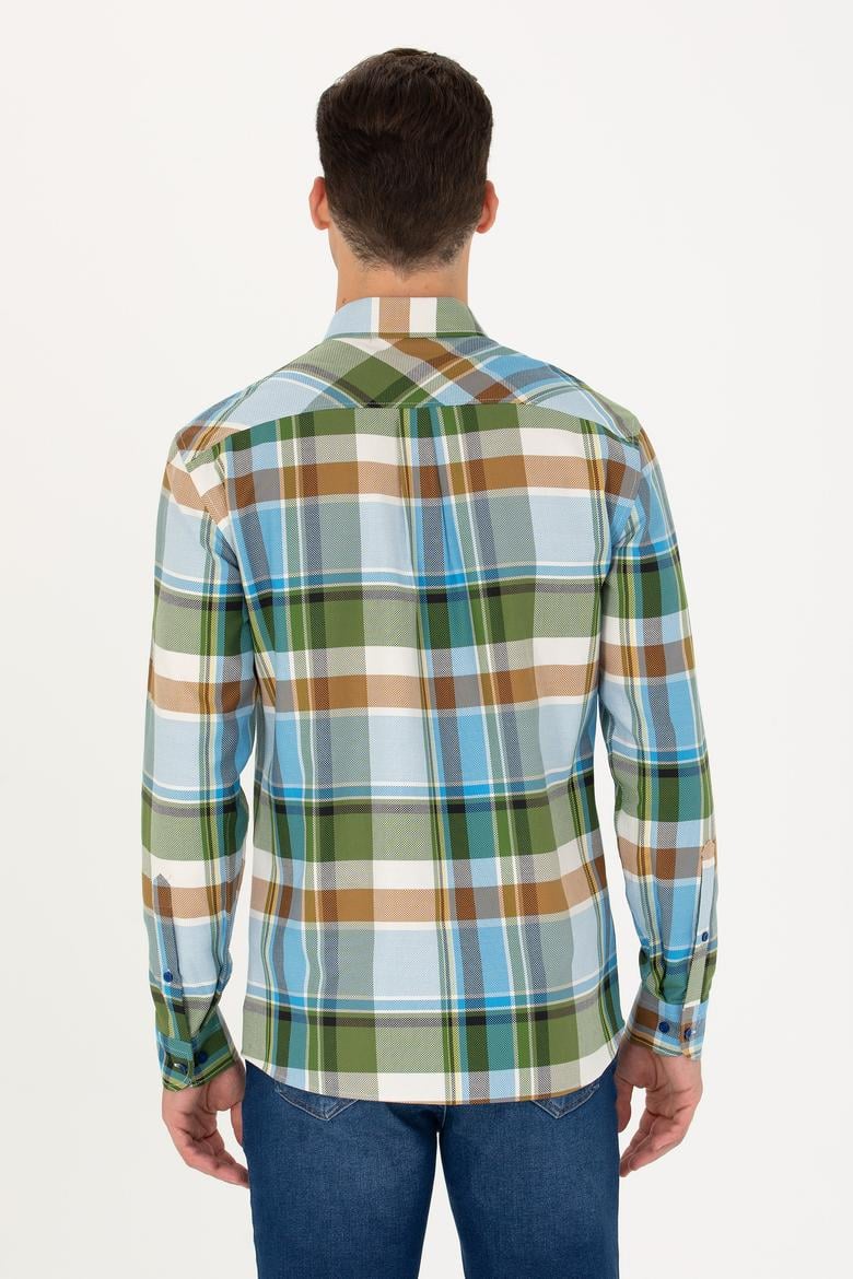 Erkek Oduncu Saks Gömlek - 50272294041