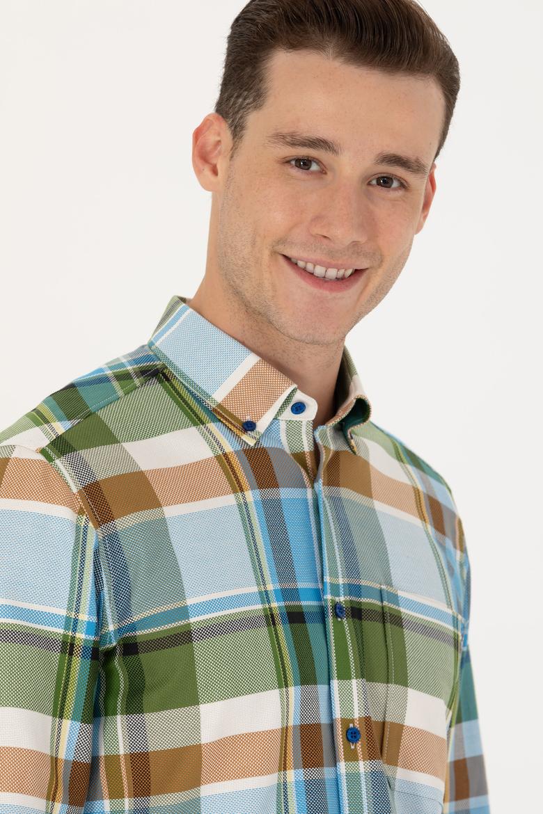 Erkek Oduncu Saks Gömlek - 50272294041