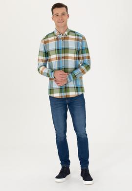 Erkek Oduncu Saks Gömlek - 50272294041