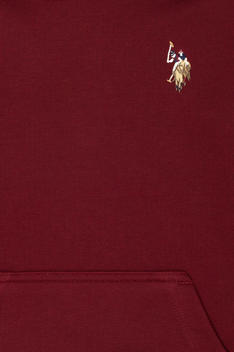 Çocuk Bordo Kapüşonlu Sweatshirt - 50276318012