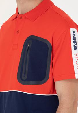 Erkek Kırmızı Comfort Polo Yaka Tişört - 50263573019