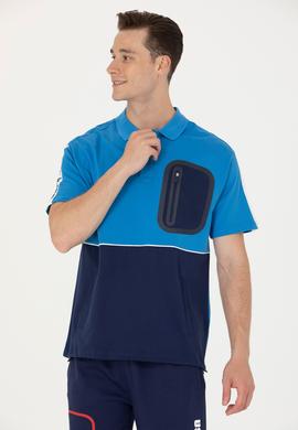 Erkek Saks Comfort Polo Yaka Tişört - 50263573026