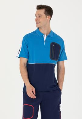 Erkek Saks Comfort Polo Yaka Tişört - 50263573026