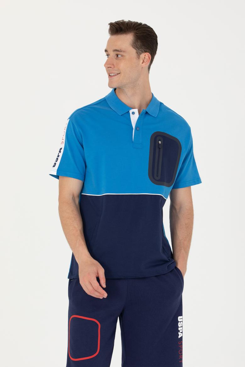 Erkek Saks Comfort Polo Yaka Tişört - 50263573026