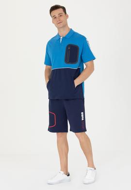 Erkek Saks Comfort Polo Yaka Tişört - 50263573026