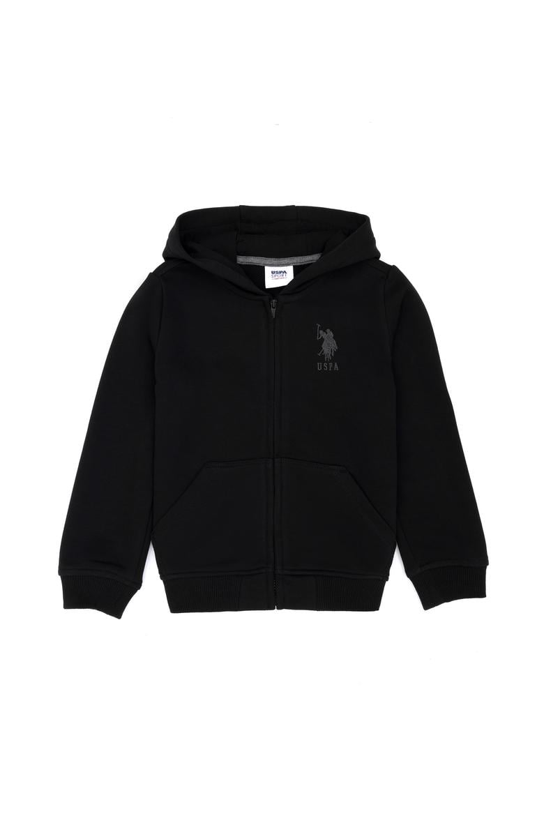 Erkek Bebek Siyah Basic Sweatshirt