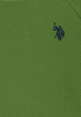 Çocuk Yeşil Basic Bisiklet Yaka Sweatshirt - 50273756292