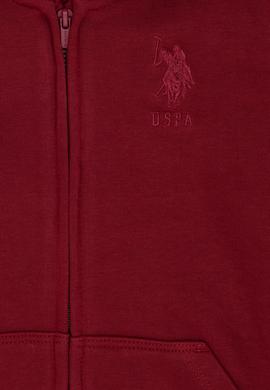 Erkek Bebek Bordo Basic Sweatshirt - 50276191051