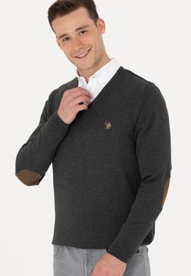 Erkek Antrasit Basic Kazak - 50269006027