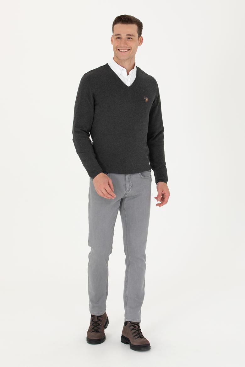 Erkek Antrasit Basic Kazak - 50269006026