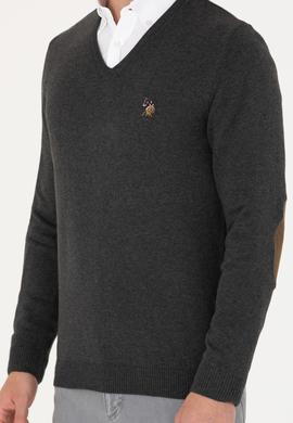 Erkek Antrasit Basic Kazak - 50269006026