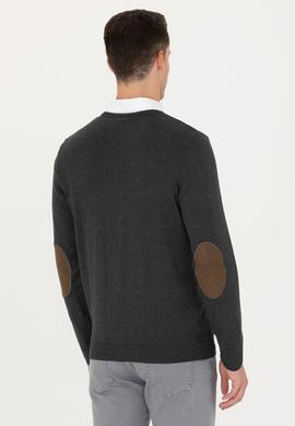 Erkek Antrasit Basic Kazak - 50269006026