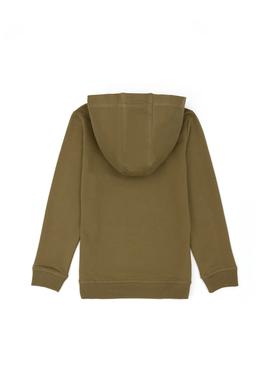 Çocuk Haki Basic Kapüşonlu Sweatshirt - 50269424106