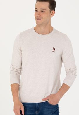 Erkek Taş Melanj Basic Kazak - 50269003143