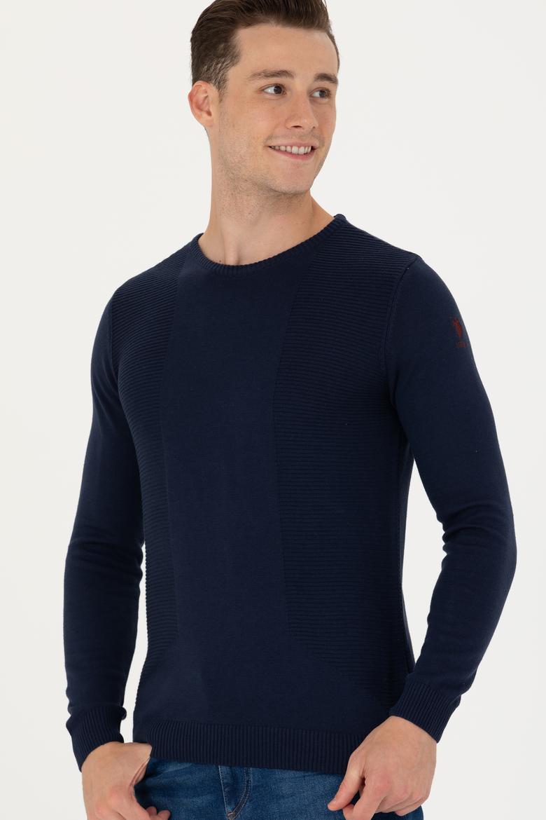 Erkek Lacivert Kazak - 50272118010