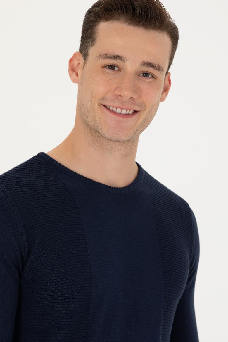 Erkek Lacivert Kazak - 50272118015