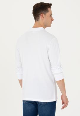 Erkek Beyaz Basic Sweatshirt - 50269405001